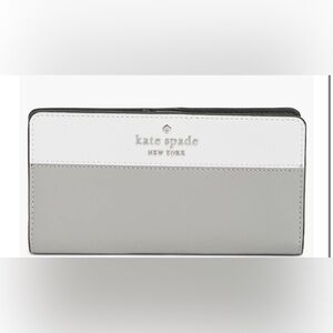 Kate Spade Black, White, and Gray Wallet
